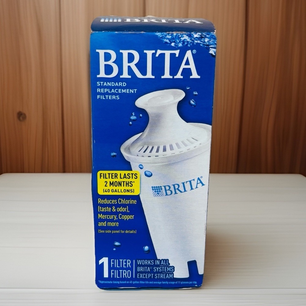 Brita Standard Replacement Filter Water Pitcher New Sealed In Box 40 Gallon